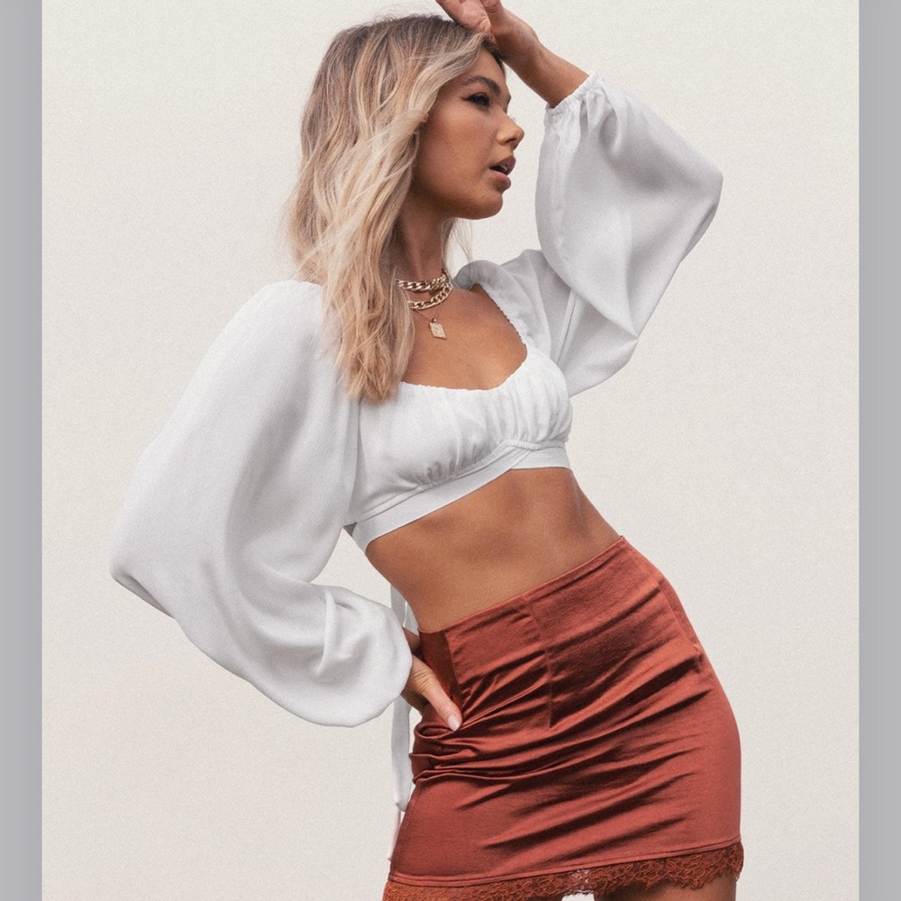 Princess Polly Chrissy top in white